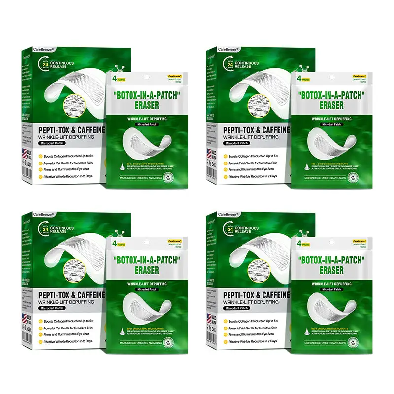 ✅US Owned & Operated:CareBreeze® Pepti-Tox & Caffeine Shot Wrinkle-Lift Depuffing Microdart Patch- ⚡Last Day Promotion 70% OFF