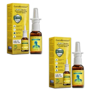 ⚡🐝✅US Official Store:CareBreeze® 6-in-1 Herbal BeePropolis Lung Cleanse Spray（👨‍⚕️Directly acts on COPD, asthma, chronic bronchitis (CB), respiratory infections, lung cancer, sinusitis, and other conditions）