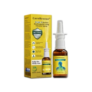 ⚡🐝✅US Official Store:CareBreeze® 6-in-1 Herbal BeePropolis Lung Cleanse Spray（👨‍⚕️Directly acts on COPD, asthma, chronic bronchitis (CB), respiratory infections, lung cancer, sinusitis, and other conditions）