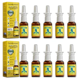 ⚡🐝✅US Official Store:CareBreeze® 6-in-1 Herbal BeePropolis Lung Cleanse Spray（👨‍⚕️Directly acts on COPD, asthma, chronic bronchitis (CB), respiratory infections, lung cancer, sinusitis, and other conditions）