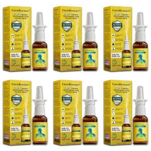 ⚡🐝✅US Official Store:CareBreeze® 6-in-1 Herbal BeePropolis Lung Cleanse Spray（👨‍⚕️Directly acts on COPD, asthma, chronic bronchitis (CB), respiratory infections, lung cancer, sinusitis, and other conditions）