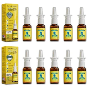 ⚡🐝✅US Official Store:CareBreeze® 6-in-1 Herbal BeePropolis Lung Cleanse Spray（👨‍⚕️Directly acts on COPD, asthma, chronic bronchitis (CB), respiratory infections, lung cancer, sinusitis, and other conditions）