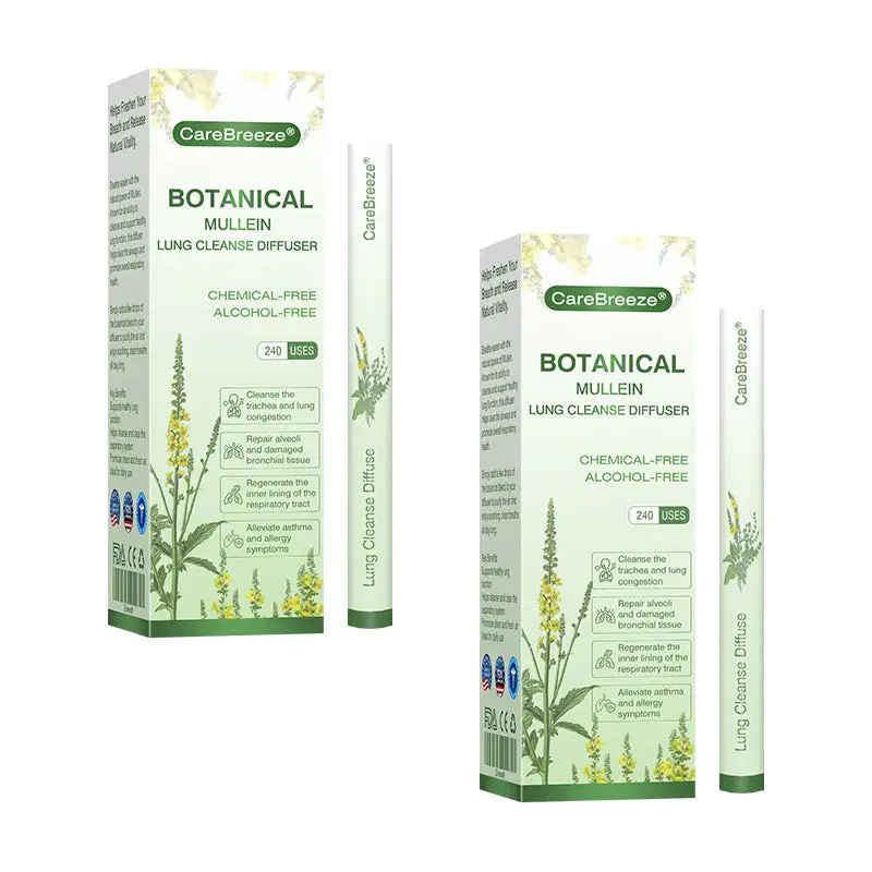 🇺🇸 ✅Official Store: CareBreeze® Botanical Mullein Lung Cleanse Diffuser🫁(👨⚕️Directly acts on COPD, asthma, chronic bronchitis (CB), respiratory infections, lung cancer, sinusitis, and other conditions)