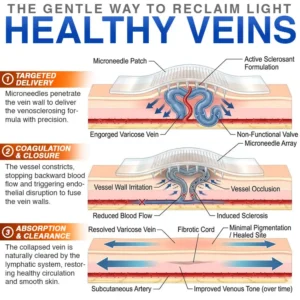 CareBreeze® Varicose Veins Treatment Microneedle Patch