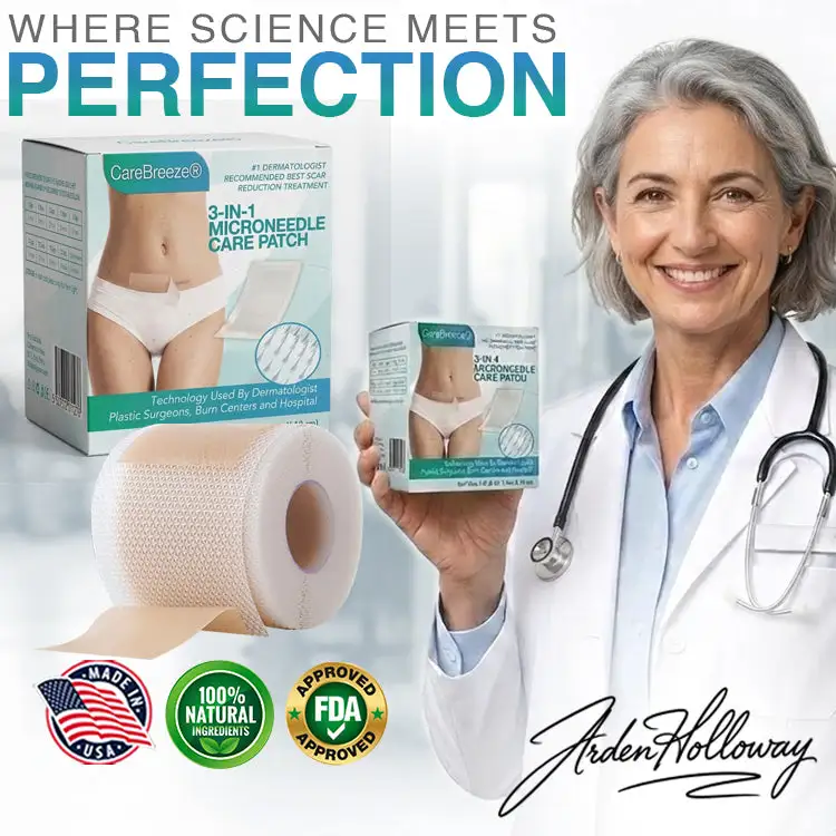 CareBreeze® 3-in-1 Scar Removal Microneedle Care Patch 💡