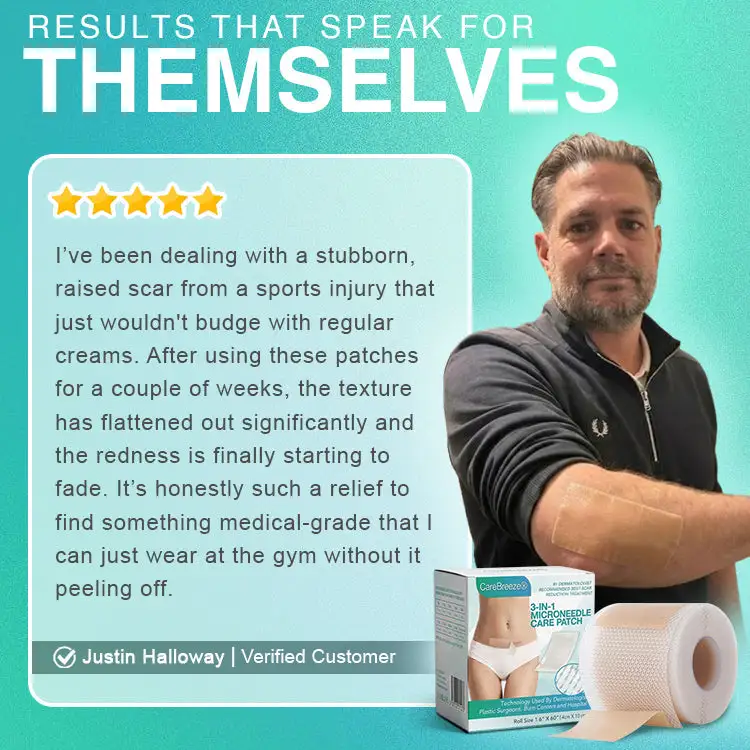 CareBreeze® 3-in-1 Scar Removal Microneedle Care Patch 💡