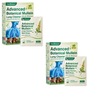 💖🇺🇸 ✅CareBreeze® Advanced Botanical Mullein Lung Cleanse Melt Strips(👨⚕️Directly acts on COPD, asthma, chronic bronchitis (CB), respiratory infections, lung cancer, sinusitis, and other conditions)