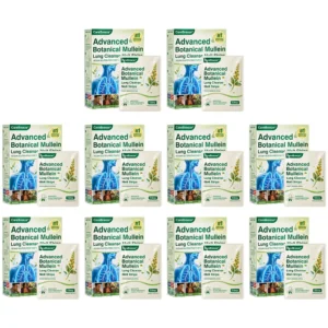 💖🇺🇸 ✅CareBreeze® Advanced Botanical Mullein Lung Cleanse Melt Strips(👨⚕️Directly acts on COPD, asthma, chronic bronchitis (CB), respiratory infections, lung cancer, sinusitis, and other conditions)