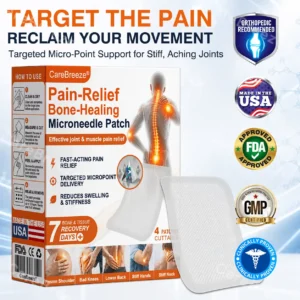 👨‍⚕️✅🇺🇸 CareBreeze® Pain-Relief Bone-Healing Microneedle Patch(⚡Fast Relief 🫁Long-Lasting Benefits)