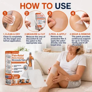 ✅🇺🇸 CareBreeze® Pain-Relief Bone-Healing Microneedle Patch(🧑⚕️Reducing joint swelling, pain, stiffness, redness, warmth, soreness, and joint fatigue)