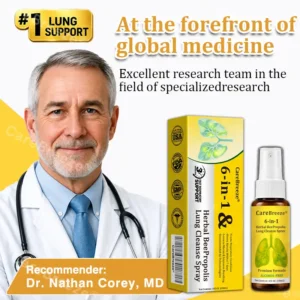 🐝🇺🇸 Official Store:CareBreeze® 6-in-1 Herbal BeePropolis Lung Cleanse Spray(👨⚕️Directly acts on COPD, asthma, chronic bronchitis (CB), respiratory infections, lung cancer, sinusitis, and other conditions🫁)